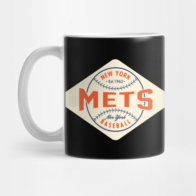 New York Mets Diamond 1 by Buck tee Originals by Buck Tee